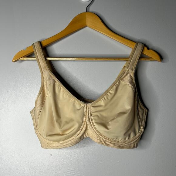 Title Nine Cuz She Says So Underwire Sports Bra Women's 34DD  Nude High Impact - Picture 6 of 8